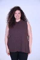 חולצת יולי חומה