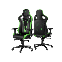 כיסא גיימינג Noblechairs EPIC SPROUT בעיצוב שחור/ירוק ייחודי