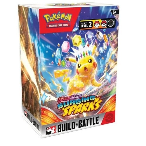 קלפי פוקימון בילד אנד באטל Pokémon TCG: Scarlet & Violet Surging Sparks Build and Battle Box