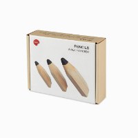 שלישיית מתלי עפרונות עץ Pencil