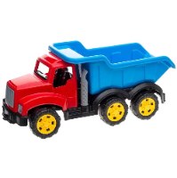 דולו - משאית כחולה ואדומה ענקית בשקית - 7011 DOLU