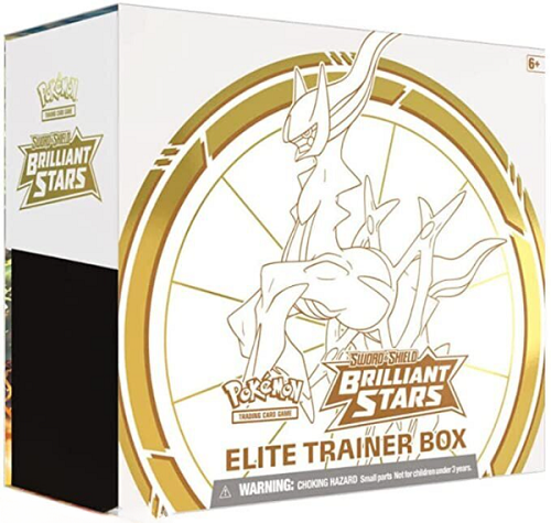 Pokemon TCG:SWSH09 Brilliant Stars Elite Trainer Box קלפי פוקימון מקוריים אליט טריינר בריליינט סטארס