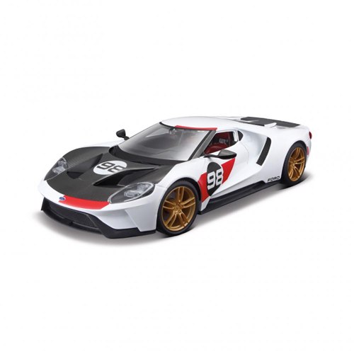 מאיסטו - מכונית פורד גי טי - Maisto 2021 Ford GT Heritage Edition 1:18