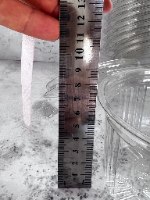 10 יח' קופסת פלסטיק לעוגיות/ סברינה קוטר 11 גובה 7 סמ