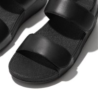 סנדלי לולו צבע שחור פיטפלופ (רצועות סקוצ') FITFLOP