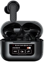 אוזניות TWS YW08 בעברית - מסך חכם עם Black Technology