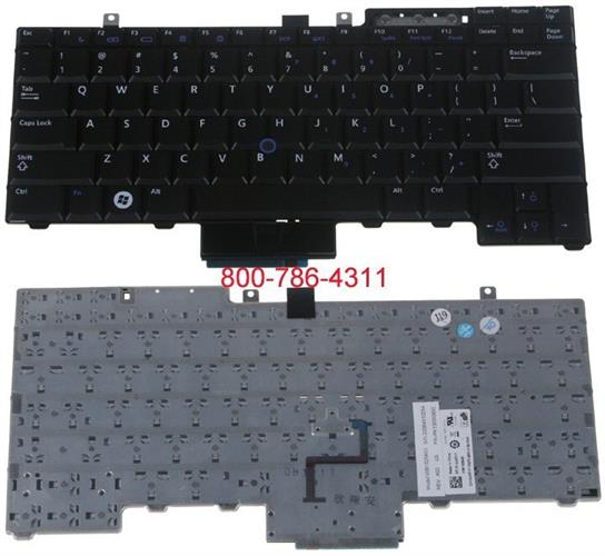 החלפת מקלדת למחשב נייד דל Dell Latitude E6400 / E6500 Keyboard 0NU956, NU956