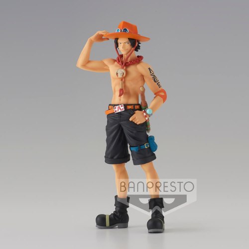 וואן פיס מקורי 17 ס"מ Banpresto One Piece Ace D. Portgas Ver. A Wanokuni Vol. 3 DXF Prize Figure