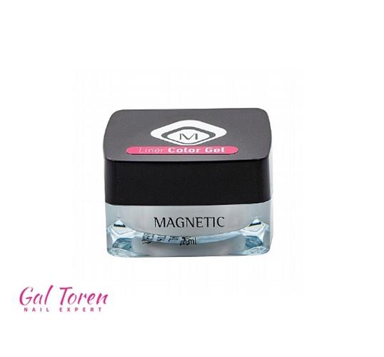 ג'ל פיגמנט לבן לציורים  Liner Gel White Magnetic