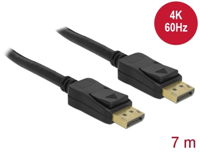 כבל מסך Delock DisplayPort 1.2 Cable 4K 60 Hz 7 m