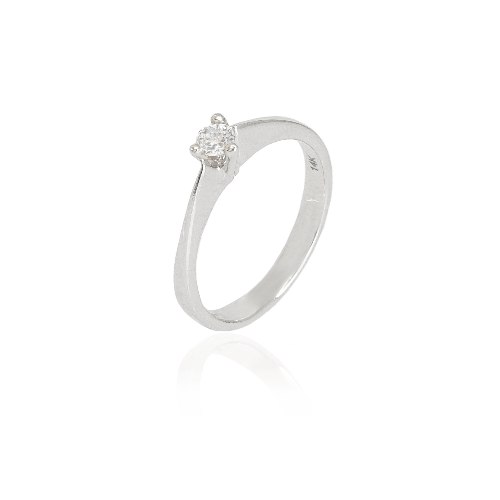 טבעת אירוסין קלאסית 0.15 קראט יהלום