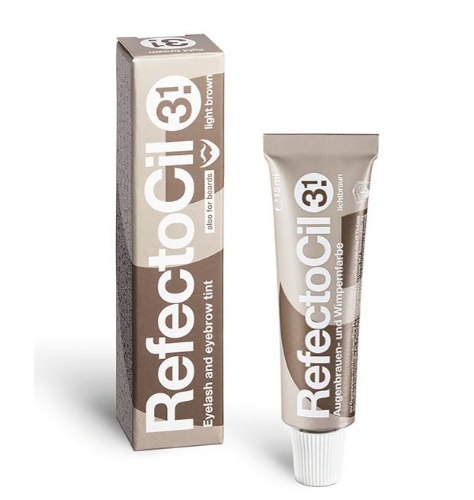 צבע לגבות חום בהיר 3.1 RefectoCil