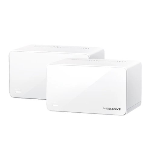 מערכת Mesh Mercusys Halo H80X Wi-Fi 6 AX3000 באריזה של 2 יחידות
