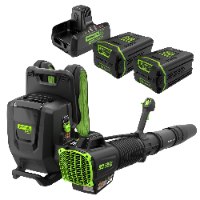 מפוח גב נטען מקצועי Dual-Port + 2 סוללות 4.0Ah ומטען כפול - GREENWORKS 80V PRO