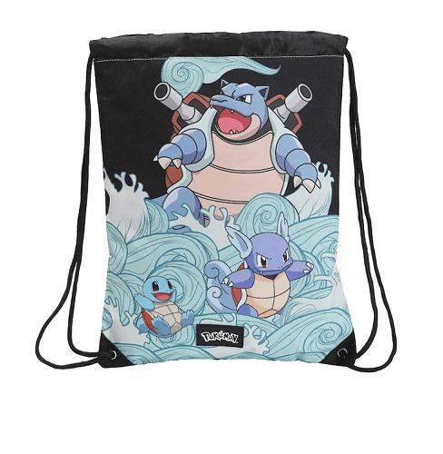 CYP Pokemon Squirtle Evolution Drawstring Backpack תיק שרוך פוקימון בעיצוב סקווירטל