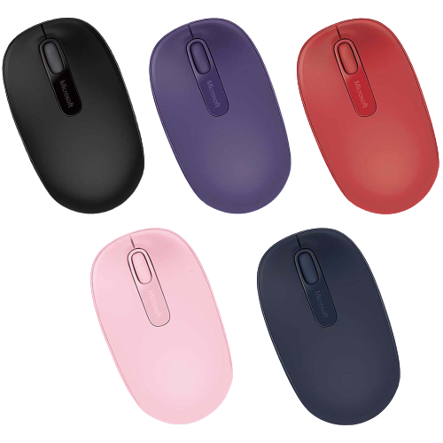 עכבר אלחוטי Microsoft 1850 - מגוון צבעים