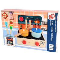 ליאו וחברים - 2 ב-1 מיני מטבחון ומנגל
