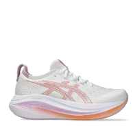 Asics Gel Nimbus 27 Women White Light Ube אסיקס נימבוס 27 לנשים צבע לבן משולב