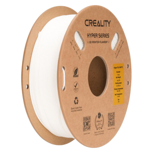 CREALITY - סליל הדפסה לבן למדפסת תלת מימד Hyper Series PLA 1.75mm 1kg