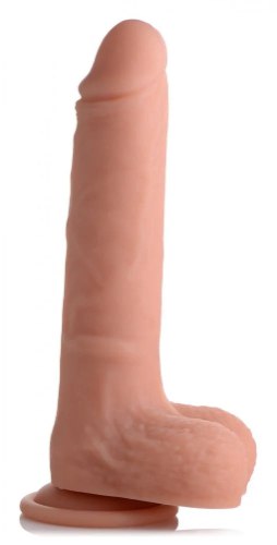 דילדו סיליקון שלט רחוק מסתובב ורטט עם אשכים