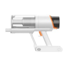 שואב אבק אלחוטי כולל תחנת ריקון Jonr VC10 Pro – פריט בודד שואב אלחוטי לבן עם מכל אבק שקוף ונגיעות כתומות