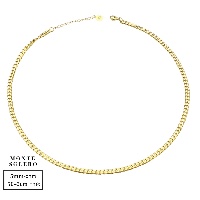 Cono necklace Gold 5mm