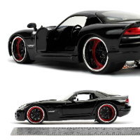 ג'אדה מהיר ועצבני דודג'  שחור - JADA FAST FURIOUS LETTY'S  Dodge VIPER SRT 10  1:32