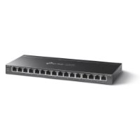 מתג Tp-Link L-SG116P Giga 16POE+ 120W – מתג רשת אפור כהה עם 16 חיבורים קדמיים