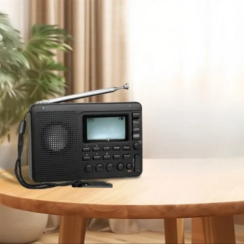 רדיו טרנזיסטור  דיגיטלי משולב מקליט וMP3 נטען