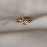 טבעת ספירלה קטנה- זהב