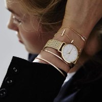 Rosefield שעון נשים טרייבקה, זהב