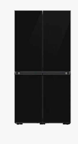 מקרר 4 דלתות 648 ליטר Samsung BeSpoke RM70F63REB Kitchen Fit - צבע שחור