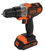 Black+Decker Multievo MT218K-QW 18V – גוף ומקדחה ניידת בעוצמה גבוהה.