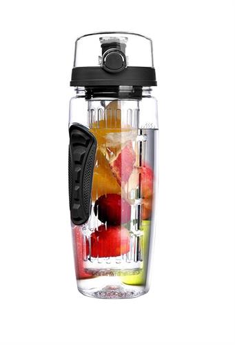 Fruit infuser water bottle