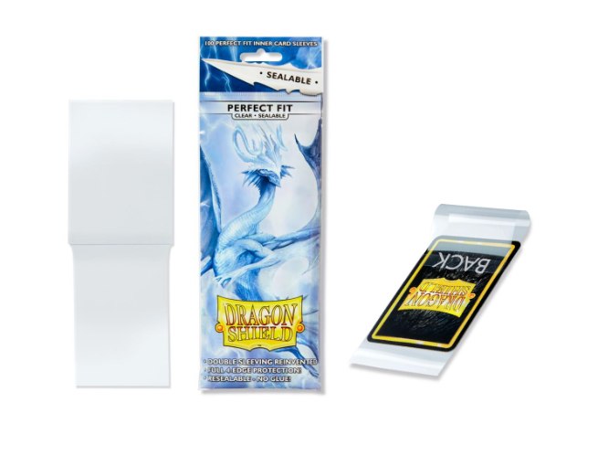סליב גודל סטנדרטי Perfect Fit Sealable Clear דרגון שילד - שקוף
