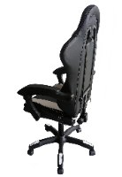 כיסא גיימינג בצבע לבן 7008RGBW מבית LEVEL UP