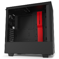 מארז NZXT H510 MATTE BLACK/RED