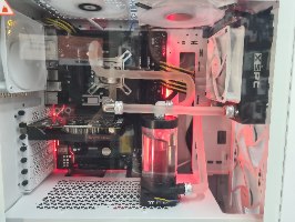 🟢 מחשב גיימינג קירור מים קאסטום 🟡 I7-7700 🟢  16GB DDR4 🟡 500GB HDD ➕ 500GB SSD 🟢  GTX1650 4GB