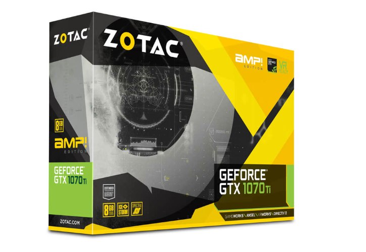 כרטיס מסך – ZOTAC GeForce® GTX 1070 Ti 8GB AMP Edition