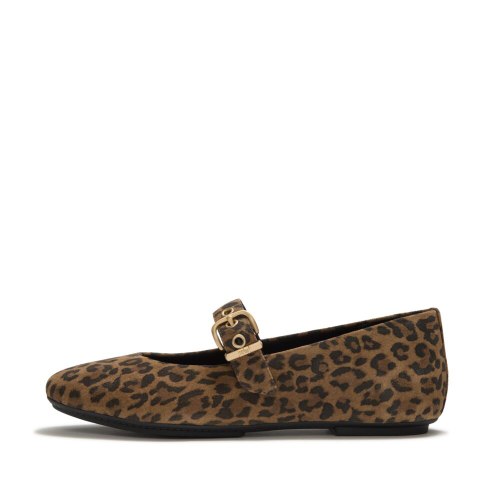 דליקטו מרי ג'יין זמש מנומר FFITFLOP Delicato Mary Jane פיטפלופ