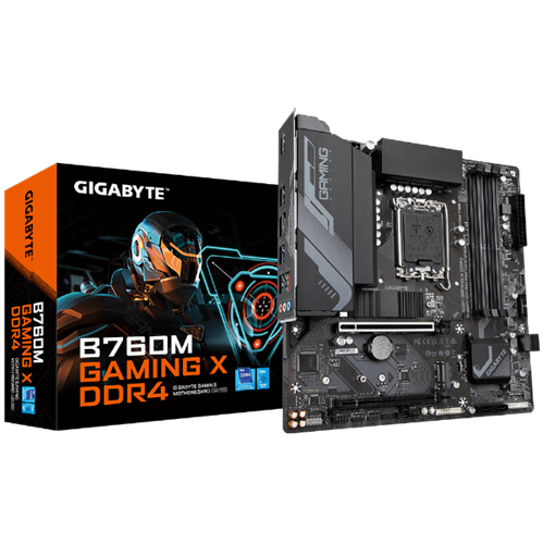 לוח Gigabyte B760M GAMING X DDR4 Micro-ATX LGA1700