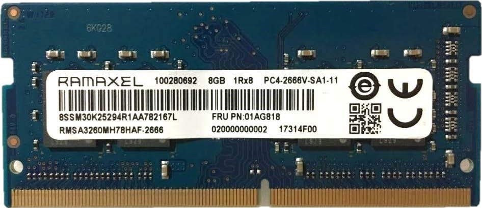 זכרון למחשב נייד - 8GB DDR4 SO-DIMM 2666MHZ - RAMAXEL