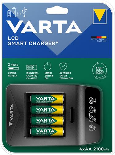 VARTA LCD SMART CHARGER 4XAA