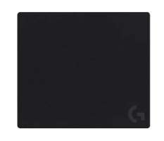 משטח לעכבר גיימינג Logitech G740 – פריט בודד משטח שחור מלבני עם לוגו G בפינה הימנית התחתונה