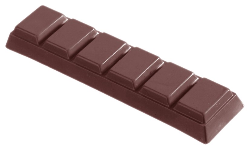 תבנית פוליקרבונט חפיסת שוקולד צרה CW1132