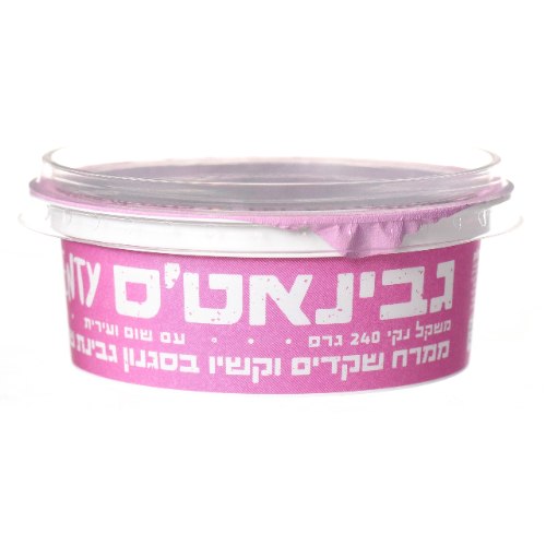 גבינאט’ס ממרח שקדים טבעונית בסגנון גבינת שמנת שום עירית 9% – פלנטי