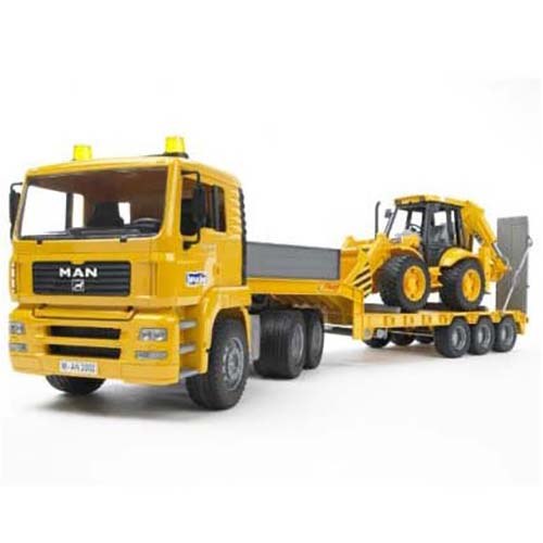 ברודר - משאית גורר + טרקטור JCB
