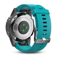 Garmin Fenix 5S Silver with turquoise band