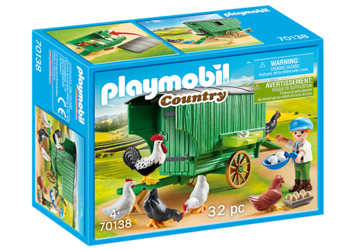 פליימוביל 70138 לול תרנגולות PLAYMOBIL - Country