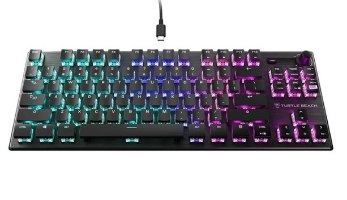 מקלדת חוטית קומפקטית לגיימינג Turtle Beach Vulcan TKL עם חיבור USB-C נתיק – תמונה 2
